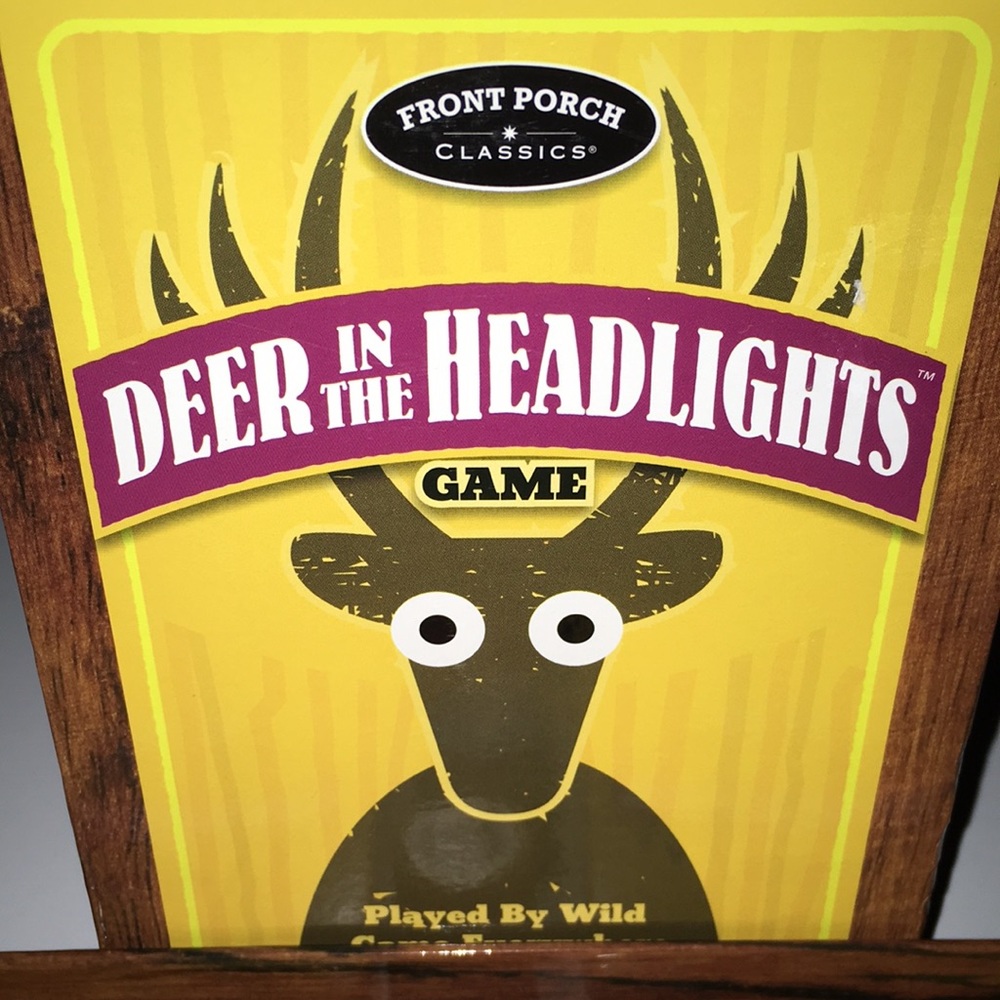 DEER IN THE HEADLIGHTS Game Card Dice Age 5+ 8+